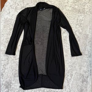 Sheer black jacket - approx L